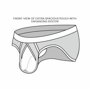 Gregg Homme Jockstrap Room-Max Hyper Stretch Spacious Pouch Jock Black 152734 43 - SexyMenUnderwear.com