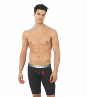 Gregg Homme Leggings Heat Jammer Long Boxers Micro modal Charcoal 140555 80 - SexyMenUnderwear.com