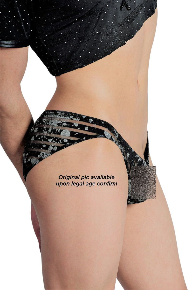 GREGG HOMME Luxury 3G Micro Low Cut brief Silver 1931 12 - SexyMenUnderwear.com