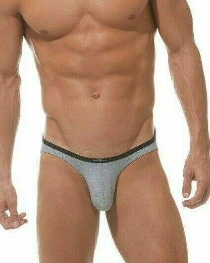 Gregg Homme Mens Brief FEEL IT Slip Pour Homme Cotton Black 162403 87 - SexyMenUnderwear.com