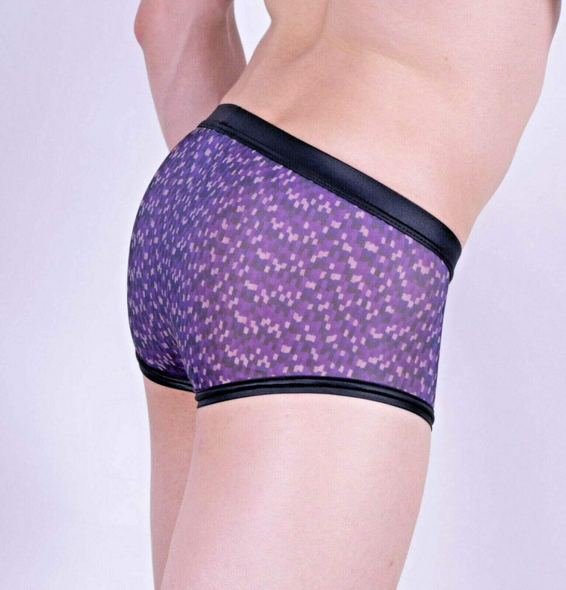 Gregg Homme Mini Boxer Second skin Purple 143005 14 - SexyMenUnderwear.com