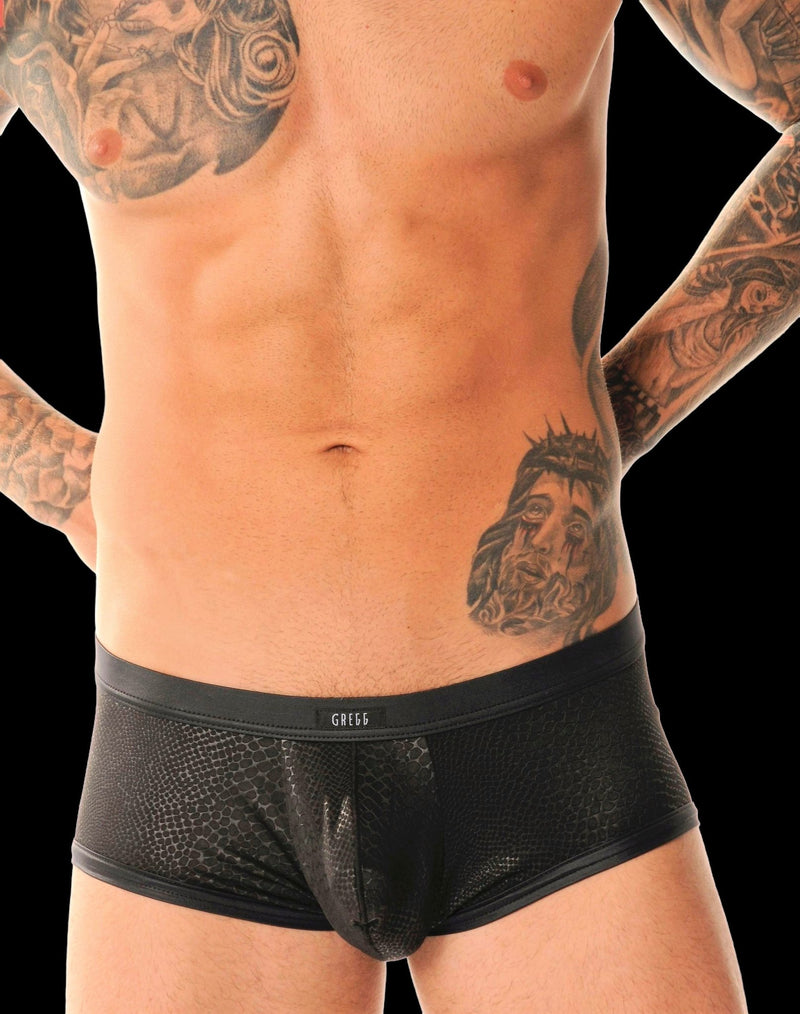 Gregg Homme Retro Boxer Venom 201005 Black 25H - SexyMenUnderwear.com