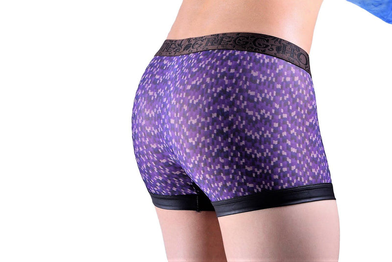 Gregg Homme Second Skin Boxer Trunk Purple 141005 16 - SexyMenUnderwear.com