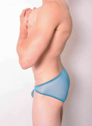 GREGG HOMME Sheer Briefs Kasanova See-Through Brief C-Ring Light Blue 35 - SexyMenUnderwear.com