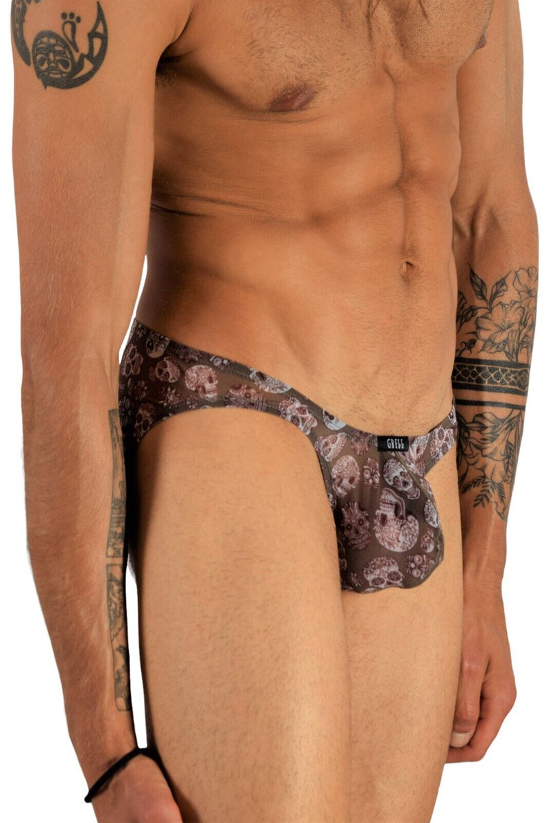 Gregg Homme Skull Mens mini Briefs No C-Ring Uboy 03 23b - SexyMenUnderwear.com