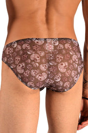 Gregg Homme SKULL Mens mini Briefs Slip C-ring 03 23b - SexyMenUnderwear.com