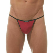 Gregg Homme String Voyeur Liquid Touch Red 100614 40 - SexyMenUnderwear.com