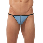 Gregg Homme Strings Torridz Hyper-8Way Stretch Large Pouch String Blue 87414 - SexyMenUnderwear.com