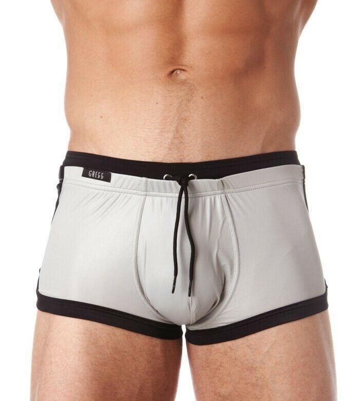 Gregg Homme Swimwear Boytoy Swim-Short Pewter 100435 140 - SexyMenUnderwear.com