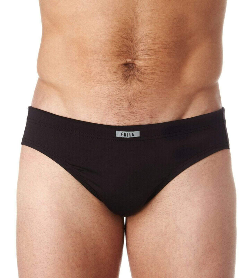 Gregg Homme Swimwear Ocean Swim-Briefs Quick Dry Swimsuit Black 100335 137 - SexyMenUnderwear.com