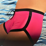 Gregg Homme Swimwear Retro Boytoy Swim-Short Magenta 100435 141 - SexyMenUnderwear.com