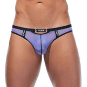 Gregg Homme Thong Renegade Peekaboo Sheer Thongs Purple 172104 27 - SexyMenUnderwear.com