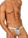 GREGG HOMME thong Sensuel Transparent Romantic ''PIMP'' White thongs 96604 161 - SexyMenUnderwear.com