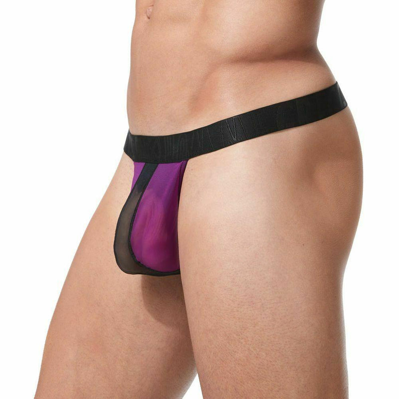 GREGG HOMME Thong Temptation Tangas See-Tru Mesh Magenta 152104 106 - SexyMenUnderwear.com