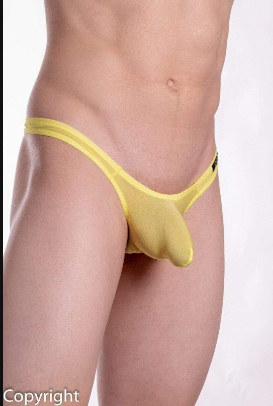 Gregg Homme Thong Torridz Hyper-Stretch Tangas Yellow 87404 24 - SexyMenUnderwear.com
