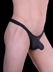 Gregg Homme Thong Torridz Silky HyperStretch Fabric Black 87404 25 - SexyMenUnderwear.com