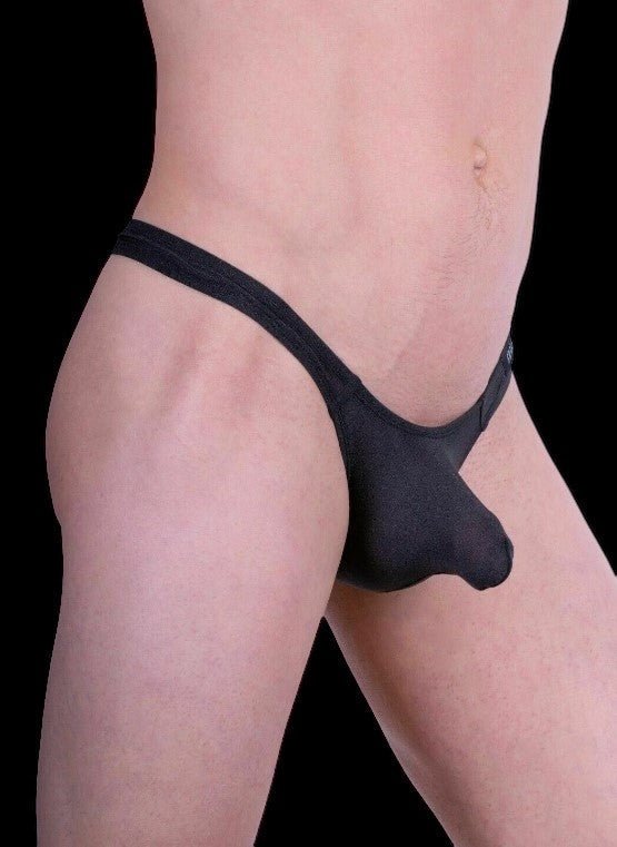 Gregg Homme Thong Torridz Silky HyperStretch Fabric Black 87404 25 - SexyMenUnderwear.com