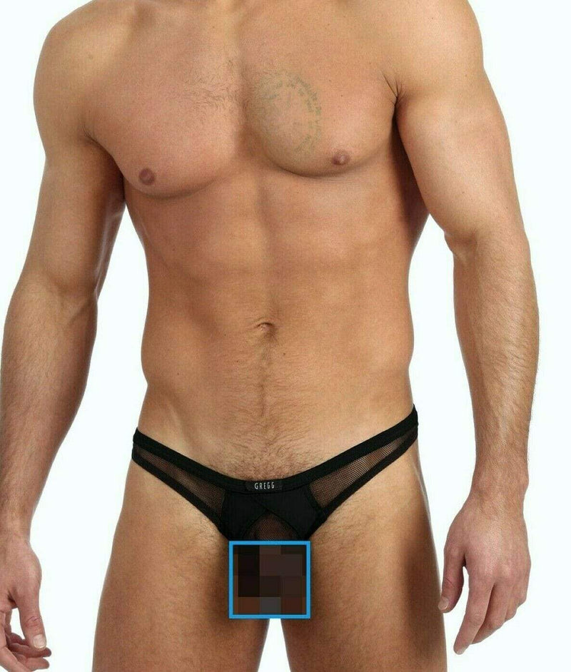 Gregg Homme Thong X-Rated Maximizer Support Tangas Black 85004 126 - SexyMenUnderwear.com