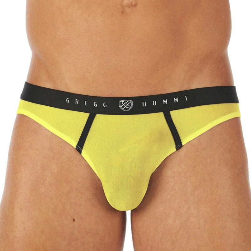 Gregg Homme Torridz Hyperstretch Briefs MicroFiber See-through Yellow 87423 9 - SexyMenUnderwear.com