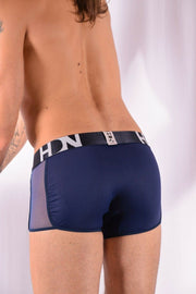 HIDDEN Boxer Trunk Mesh Boxer Stretchy Navy 964 1 - SexyMenUnderwear.com
