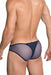 Hidden Brief/Thong O-Ring Pouch Microfibre Mesh Bikini Blue 960 9 - SexyMenUnderwear.com