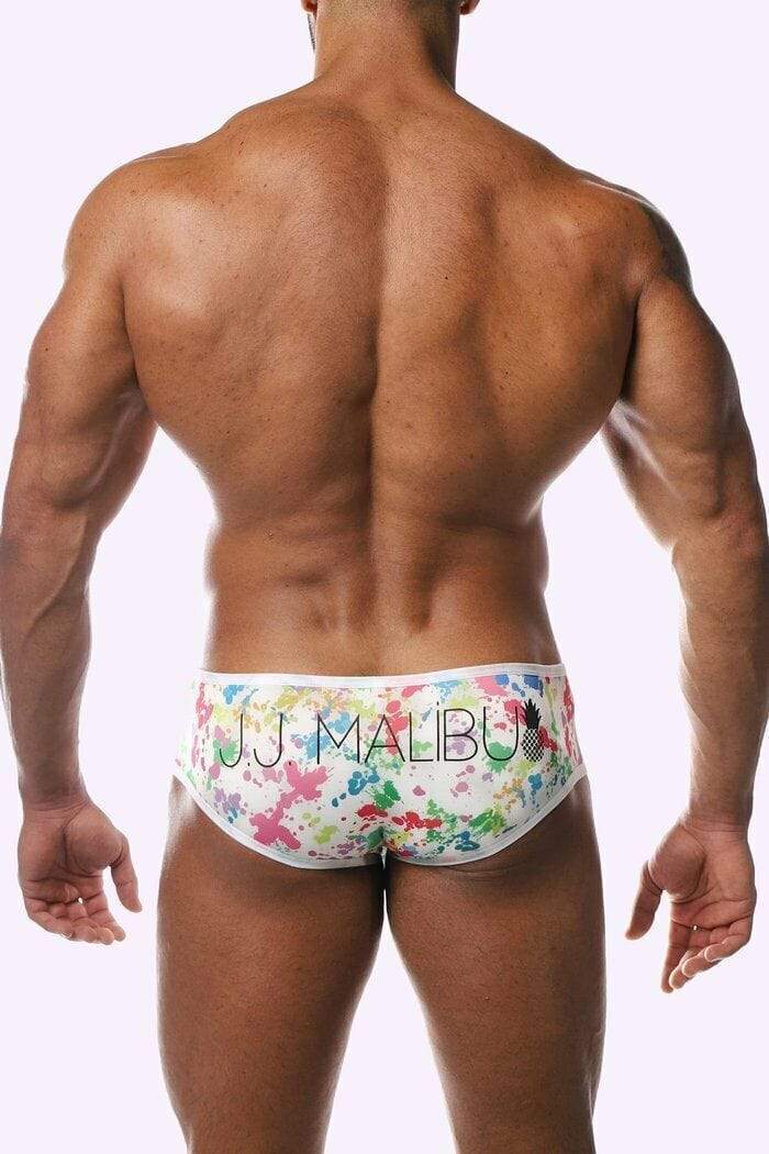 JJ MALIBU Briefs Paint SPLASH Slips Sensual Brief 3 - SexyMenUnderwear.com