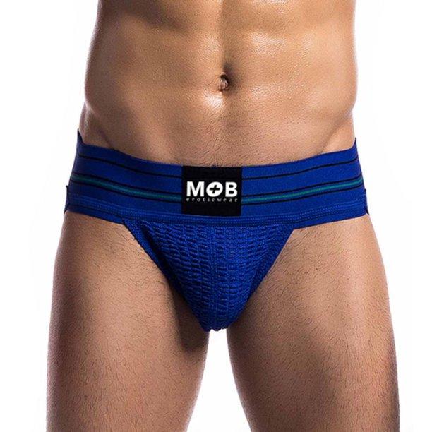 Jock MOB Eroticwear Malebasics Fetish Classic Jockstrap Royal MBL100 1 - SexyMenUnderwear.com