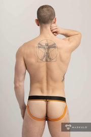 Jockstrap MASKULO Microfiber Jock Silky Band Black JS162-90 26 - SexyMenUnderwear.com