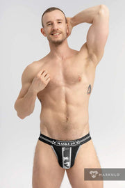 Jockstrap MASKULO Military Jockstraps With Lifter Black JS163-93 17 - SexyMenUnderwear.com
