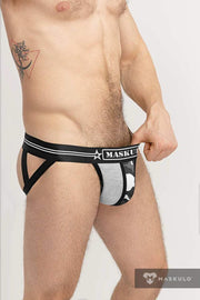 Jockstrap MASKULO Military Jockstraps With Lifter Gray JS163-93 17 - SexyMenUnderwear.com