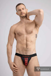 Jockstrap MASKULO Printed Mesh Jock Elastic Extra Comfort JS074-10 28 - SexyMenUnderwear.com