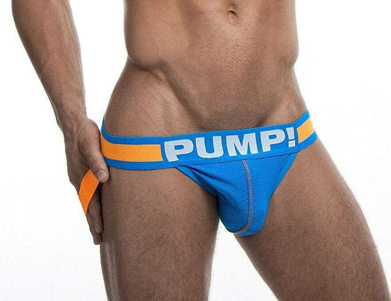 JockStrap PUMP! Cruise Blue Mesh Cup Herren-Jock 15025 P40 - SexyMenUnderwear.com