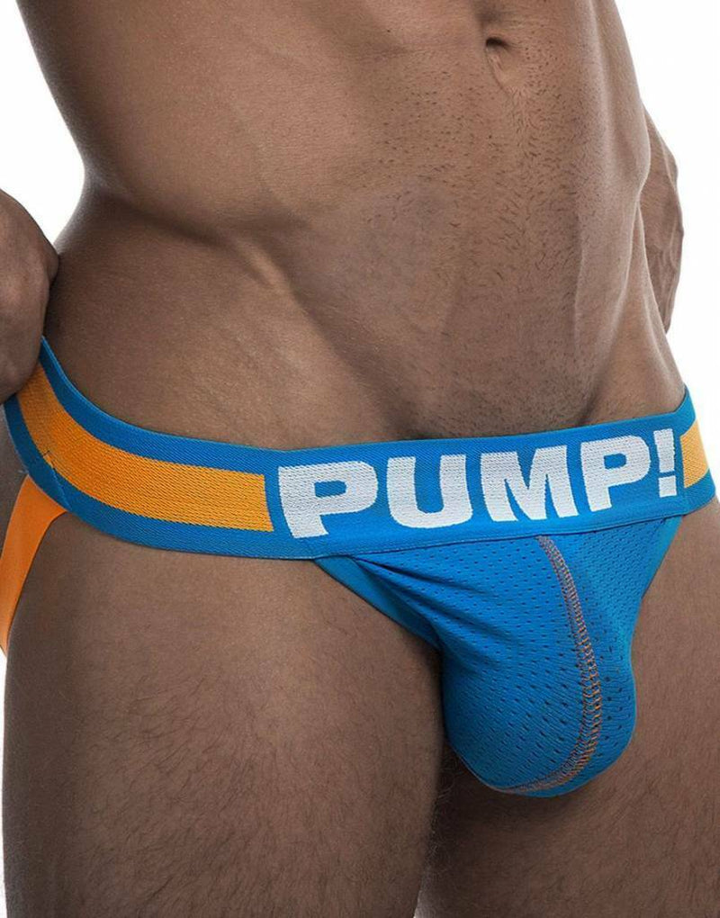 JockStrap PUMP! Cruise Blue Mesh Cup Herren-Jock 15025 P40 - SexyMenUnderwear.com