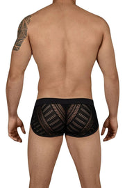 Large CandyMan Lace Mini Trunks Black 99444 7 - SexyMenUnderwear.com