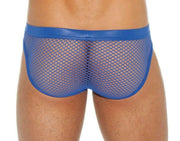 LARGE Gregg Homme Brief Beyond Doubt Mesh Sexy Slip Royal Large 110213 103 - SexyMenUnderwear.com