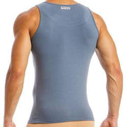 LARGE Modus Vivendi Tanktop Basics Camisole En Cotton Tank top Grey 02831 57 - SexyMenUnderwear.com
