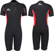 LARGE Owntop 3mm Wetsuit Stretchy Neoprene Diving Suit One Piece Red MX5 - SexyMenUnderwear.com