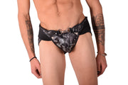 Large SMU Leather Camo Jockstrap Adjustable CodPiece 14 - SexyMenUnderwear.com