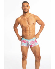 L'Homme Invisible Boxer Technicolor Dreams Hipster Push Up Rose Fushia MY39 8 - SexyMenUnderwear.com