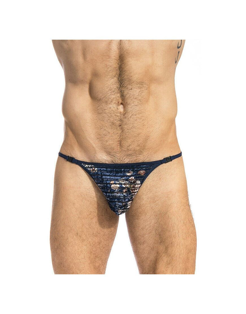 L'Homme Invisible G-String Striptease Detachable Clip Thong Ewan Marine MY83 1 - SexyMenUnderwear.com