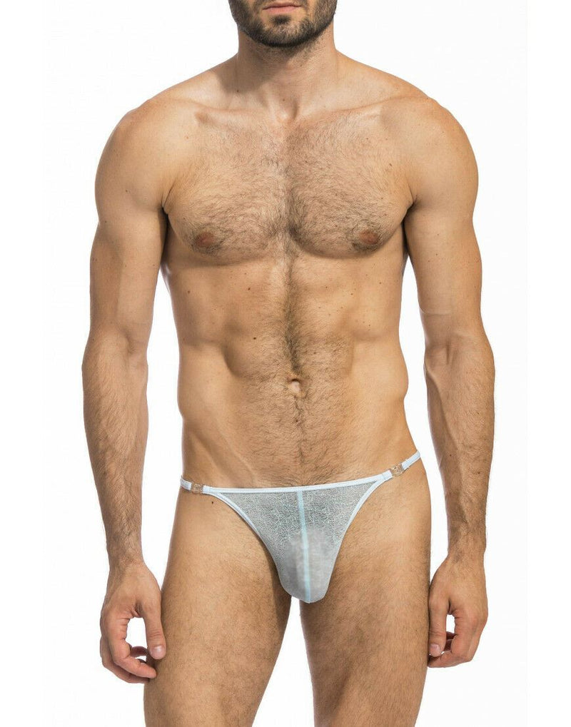 L'Homme Invisible Mens String Striptease Detachable Sky-Blue Egon MY83 2 - SexyMenUnderwear.com