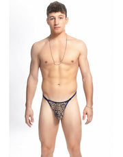 L'Homme Invisible String COLBY Striptease Thong Marine MY83 7 - SexyMenUnderwear.com