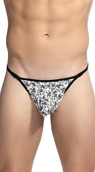 L'Homme Invisible String Cyntinet Striptease Thong Satin UW08 7 - SexyMenUnderwear.com