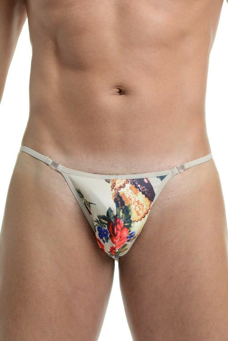 L'Homme Invisible Thong Striptease Detachable String Matryoshka Beige MY11X 7 - SexyMenUnderwear.com