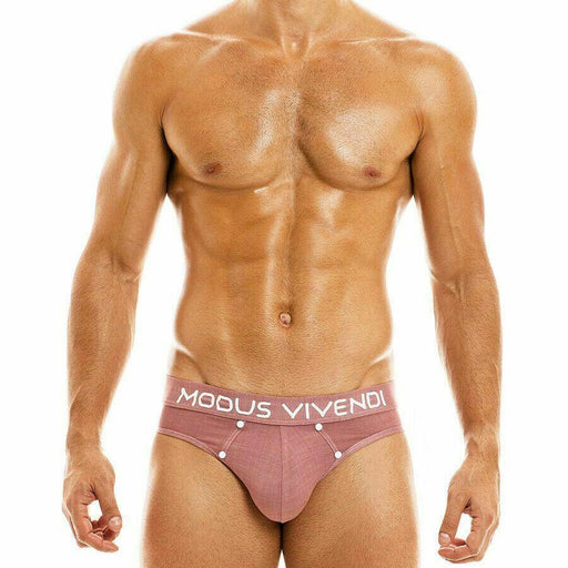 Low-Cut Briefs Modus Vivendi Jeans Briefs Slip Dusty Pink 05013 37 - SexyMenUnderwear.com