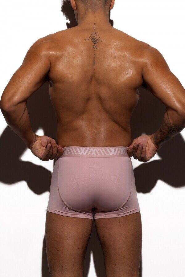 LVW AMSTERDAM Boxer Trunk Smooth Lycra Jersey ECO Salmon 19B - SexyMenUnderwear.com