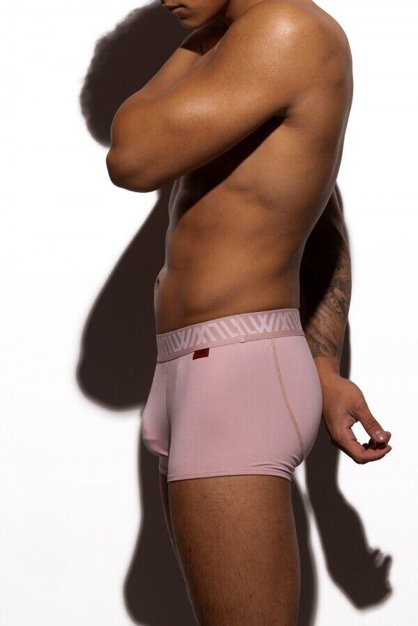 LVW AMSTERDAM Boxer Trunk Smooth Lycra Jersey ECO Salmon 19B - SexyMenUnderwear.com
