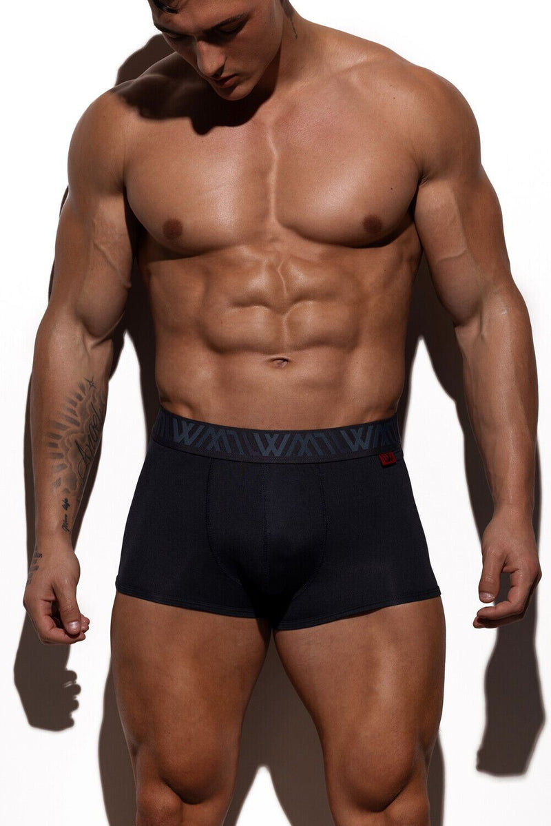 LVW AMSTERDAM Boxers Trunk High Quality Smooth Lycra Jersey ECO Boxer Navy 19B - SexyMenUnderwear.com