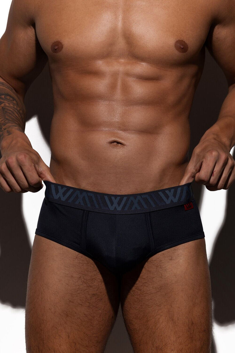 LVW AMSTERDAM Brief Smooth Lycra Jersey Eco-Briefs Navy LVBR102 19B - SexyMenUnderwear.com