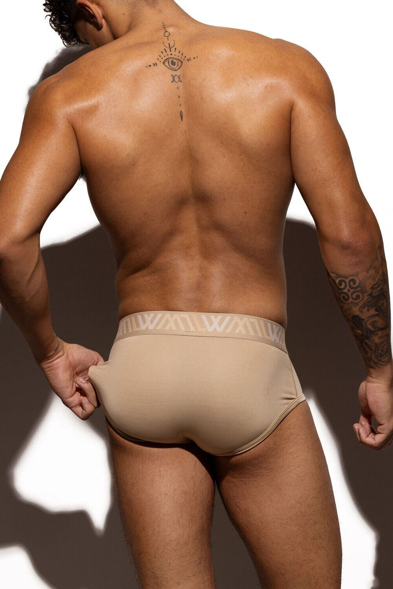 LVW AMSTERDAM Luxury Brief Smooth Lycra Jersey Briefs Nude Sand 13 - SexyMenUnderwear.com